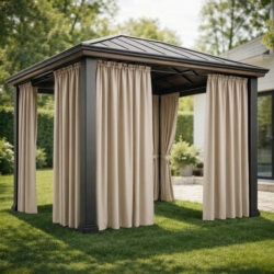 Zasłona przeciwsłoneczna na taras i balkon 155x200cm Latte