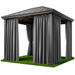 Zasłona przeciwsłoneczna na taras i balkon 155x200cm Grafit