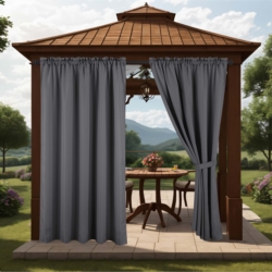 Zasłona przeciwsłoneczna na taras i balkon 155x200cm Grafit