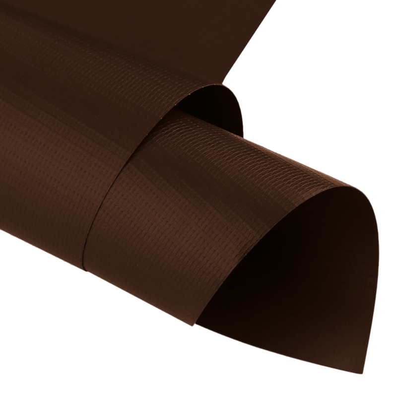 Taśma ogrodzeniowa do paneli ogrodzeniowych 19cm x 35m 450g/m2 Ciemny Brązowy + 20 Klipsów