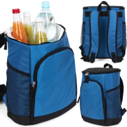 Plecak terminczy turystyczny na piknik, na plażę Niebieski 15L