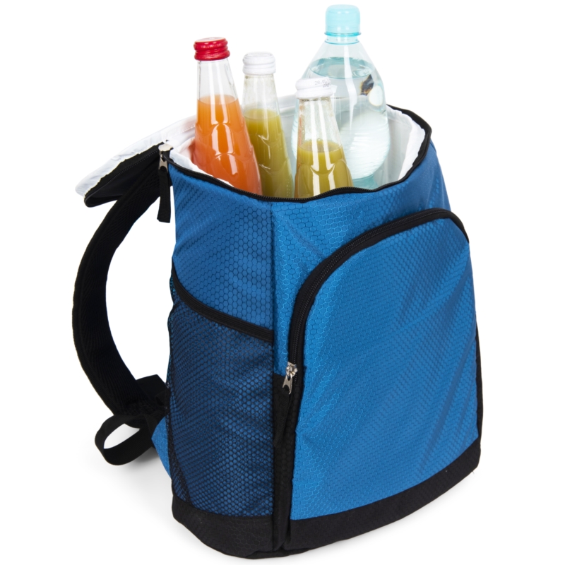 Plecak terminczy turystyczny na piknik, na plażę Niebieski 15L