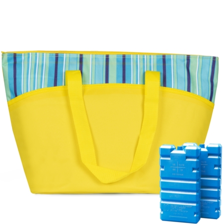 Torba termiczna zakupowa Żółta 25L + 2 Wkłady 400ml