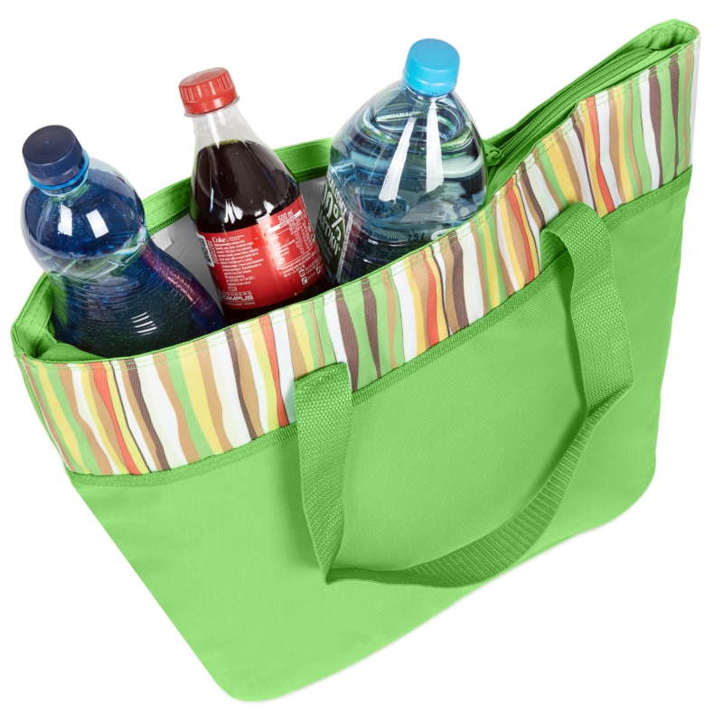 Torba termiczna zakupowa Zielona 25L + 2 Wkłady 400ml
