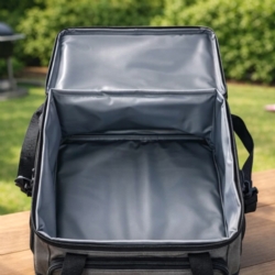 Torba termiczna z kieszeniami, uchwytem i paskiem 20L Szara