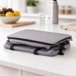 Torba termiczna z kieszeniami, uchwytem i paskiem 20L Szara