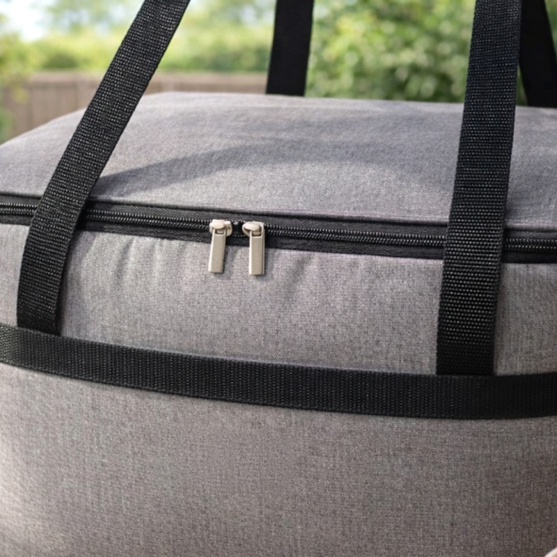 Torba termiczna z uchwytem i paskiem 40L Szara