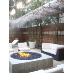 Kurtyna wodna ogrodowa zraszacz 30m + 30 dysz