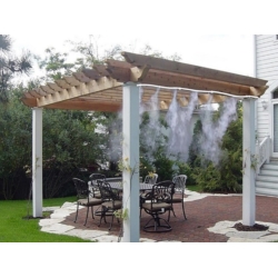 Kurtyna wodna ogrodowa zraszacz 30m + 30 dysz