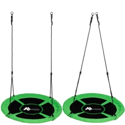 Huśtawka ogrodowa bocianie gniazdo Zielona 100cm