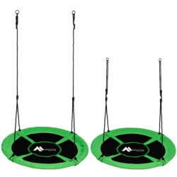 Huśtawka ogrodowa bocianie gniazdo Zielona 100cm