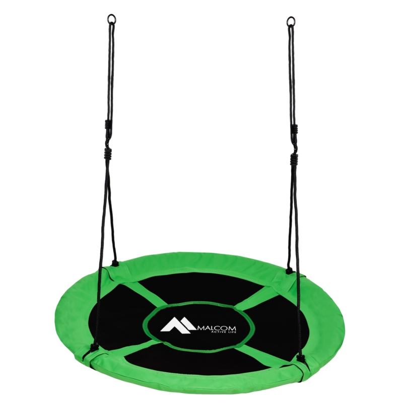 Huśtawka ogrodowa bocianie gniazdo Zielona 100cm