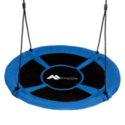 Huśtawka ogrodowa bocianie gniazdo Niebieska 100cm