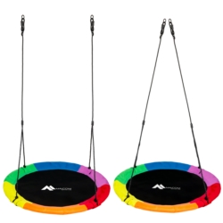 Huśtawka ogrodowa bocianie gniazdo Kolorowa 110cm