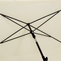 Parasol balkonowy prostokątny łamany UV Ecru 200x130cm