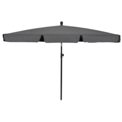 Parasol balkonowy prostokątny łamany UV Grafit 200x130cm