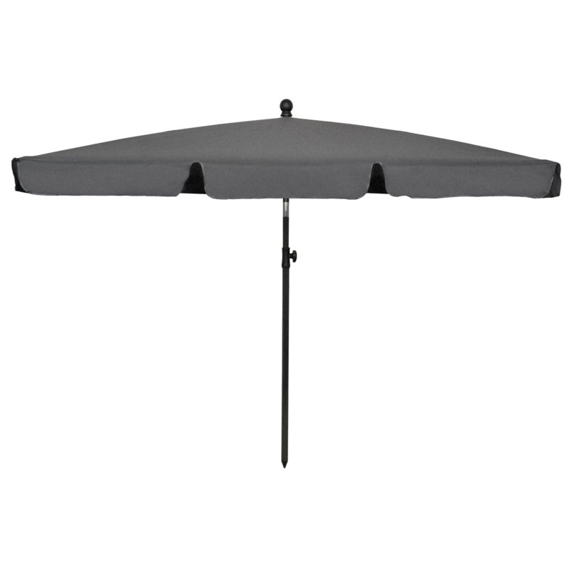 Parasol balkonowy prostokątny łamany UV Grafit 200x130cm