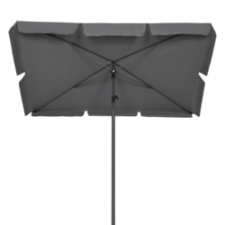 Parasol balkonowy prostokątny łamany UV Grafit 200x130cm