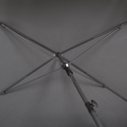 Parasol balkonowy prostokątny łamany UV Grafit 200x130cm
