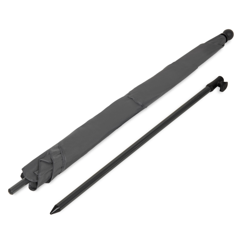 Parasol balkonowy prostokątny łamany UV Grafit 200x130cm