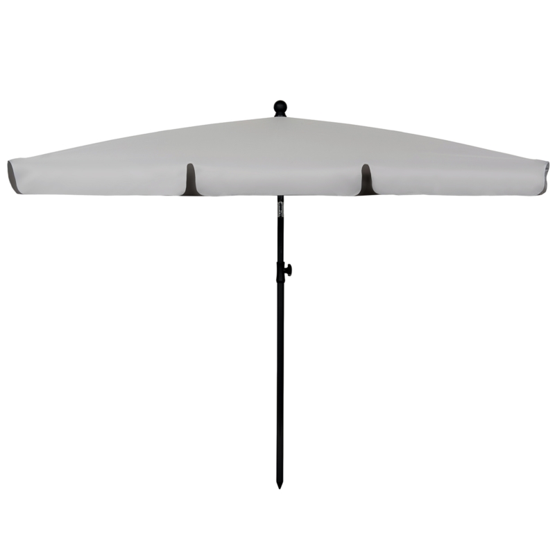 Parasol balkonowy prostokątny łamany UV Szary 200x130cm