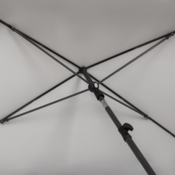 Parasol balkonowy prostokątny łamany UV Szary 200x130cm