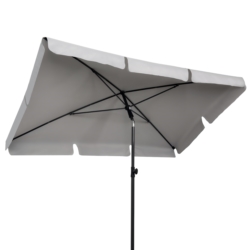 Parasol balkonowy prostokątny łamany UV Szary 200x130cm