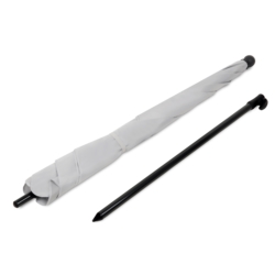 Parasol balkonowy prostokątny łamany UV Szary 200x130cm