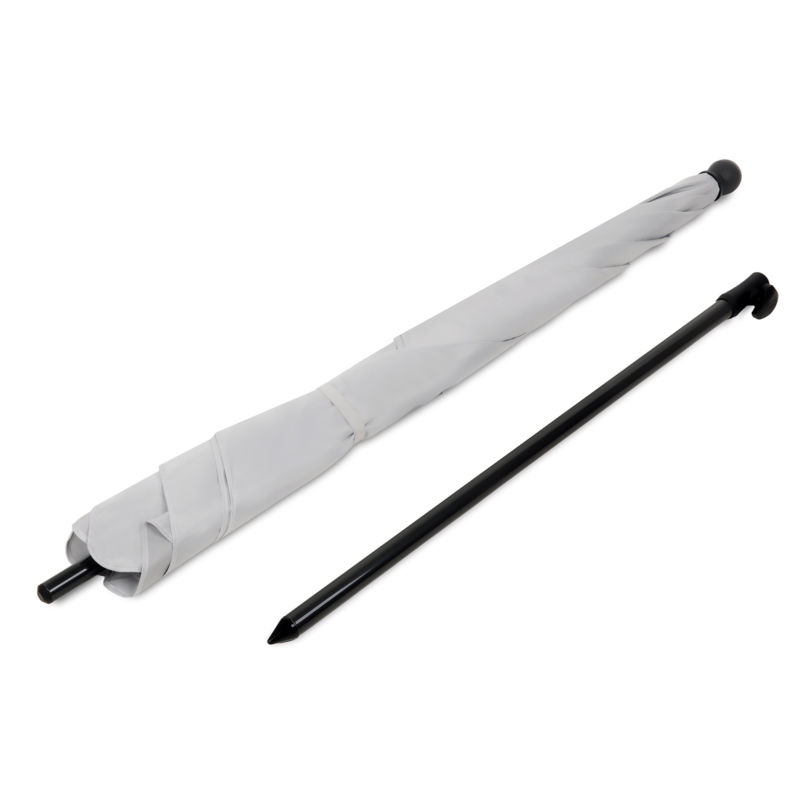 Parasol balkonowy prostokątny łamany UV Szary 200x130cm