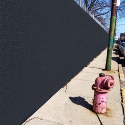 Siatka cieniująca na ogrodzenie masująca 90% 1,5x25m Grafitowy + Opaski