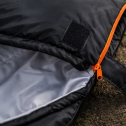 Śpiwór turystyczny mumia 210x75cm Czarny + Pokrowiec