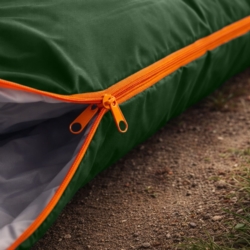 Śpiwór turystyczny mumia 210x75cm Ciemny Zielony + Pokrowiec