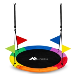 Huśtawka ogrodowa bocianie gniazdo Kolorowa 120cm