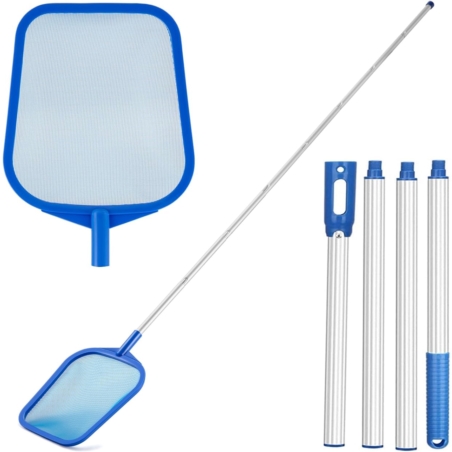 Siatka do wyławiania nieczystości z basenu + Kijek