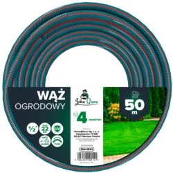 Wąż ogrodowy do podlewania 4-warstwowy 1/2" 50m