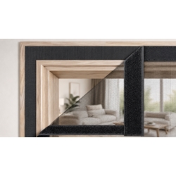 Moskitiera na drzwi z magnesem oraz możliwoscią docięcia 210/210x100/90/80cm Czarna