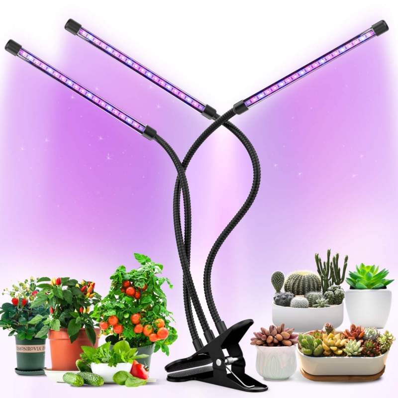 Lampa UV do uprawy i wzrostu roślin 60LED Klips
