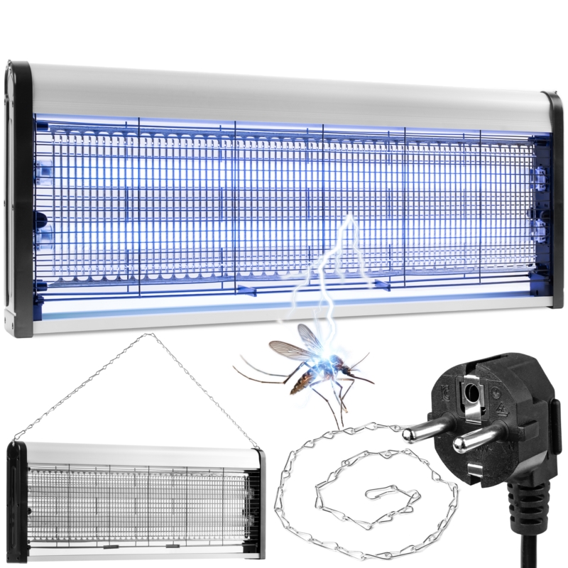 Lampa owadobójcza elektryczna UV przemysłowa 40W + Łańcuch do zawieszenia