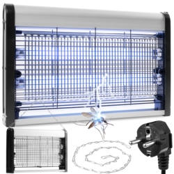 Lampa owadobójcza elektryczna UV przemysłowa 20W + Łańcuch do zawieszenia