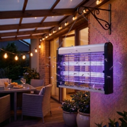 Lampa owadobójcza elektryczna UV przemysłowa 20W + Łańcuch do zawieszenia