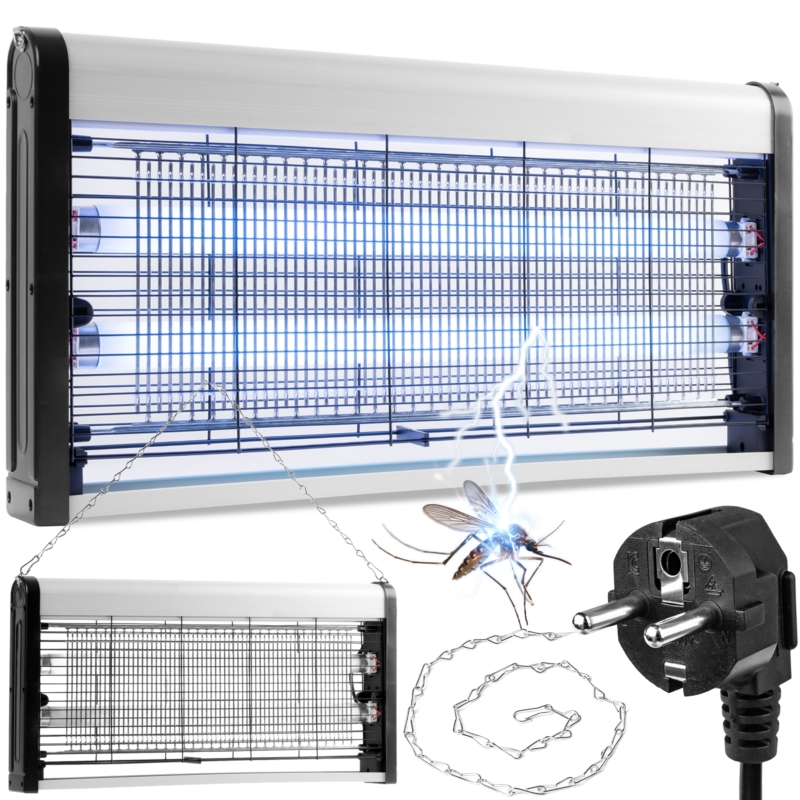Lampa owadobójcza elektryczna UV przemysłowa 30W + Łańcuch do zawieszenia
