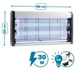 Lampa owadobójcza elektryczna UV przemysłowa 30W + Łańcuch do zawieszenia