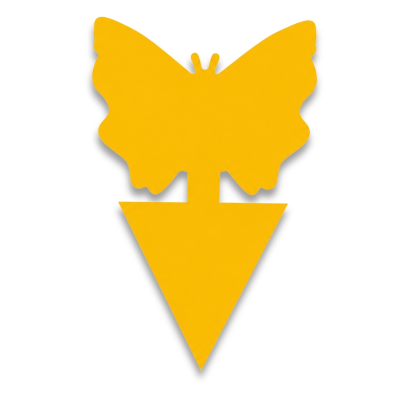 Pułapka lepowa, lep z klejem do doniczek wbijany Motyl 15 sztuk