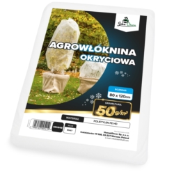Kaptur do roślin agrowłóknina okryciowa zimowa 50g/m2 80x120cm
