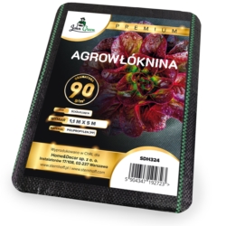Agrowłóknina wiosenna ściółkująca na chwasty czarna 90g/m2 1,1x5m
