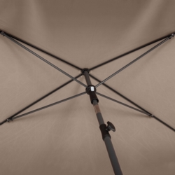 Parasol balkonowy prostokątny łamany UV Beżowy 200x130cm