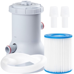 Pompa filtrująca do wody do basenu 3028L/h + Filtr do pompy + Węże i Sitka