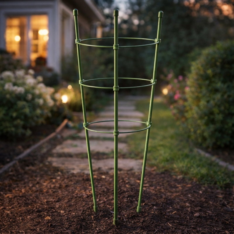 Podpora pierścieniowa do kwiatów i roślin doniczkowych 60cm
