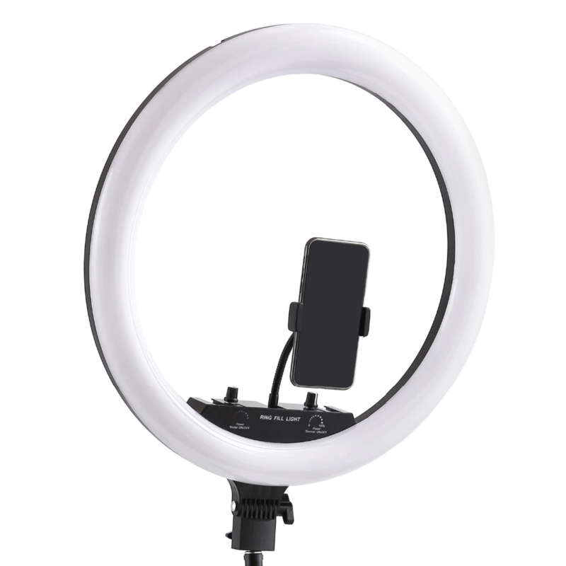 Lampa pierścieniowa do selfie LED RGB + Statyw + Pilot