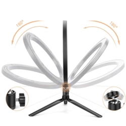 Lampa pierścieniowa do selfie LED do salonów kosmetycznych + Mały Statyw